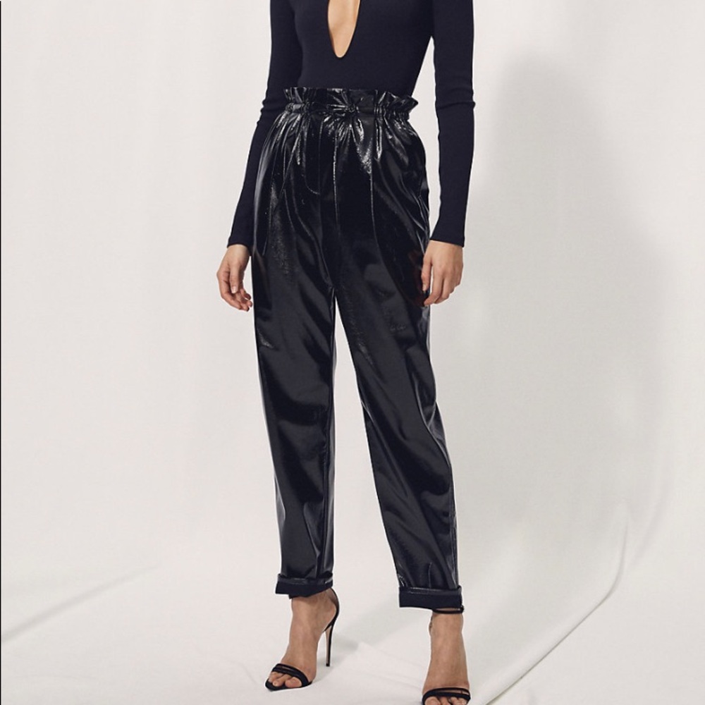 SOLD: Aritzia Leather Trouser Pants